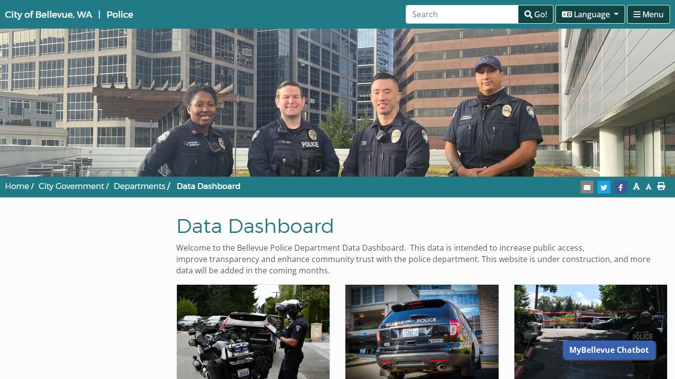 Data Dashboard | City of Bellevue